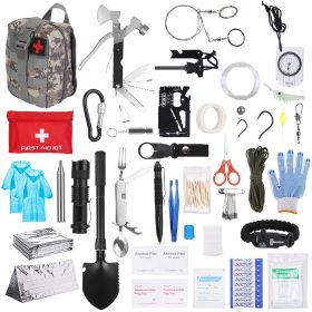 125Pcs Survival Kits Professional Emergency Survival Gear Tactical First Aid Kit Supplies for Outdoor Adventure Camping Hiking Hunting 125Pcs Survival Kits Professional Emergency Survival Gear Tactical First Aid Kit Supplies for Outdoor Adventure Camping Hiking Hunting