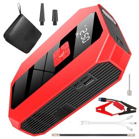 Portable Car Jump Starter Air Compressor 1500A 400PSI Car Battery Charger Jump Starter Power Bank LED Flashlight Digital Tire Inflator for 4.0L Gasoli Portable Car Jump Starter Air Compressor 1500A 400PSI Car Battery Charger Jump Starter Power Bank LED Flashlight Digital Tire Inflator for 4.0L Gasoli